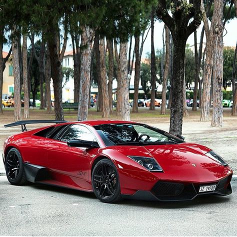 Lamborghini Murcielago Super Veloce painted in Rosso Vik Photo taken by: @Alexpenfold on Instagram Lamborghini Murcielago Sv, Lamborghini Sv, Lamborghini Huracan Spyder, Red Lamborghini, Sports Hair, Sports Cars Lamborghini, F12 Berlinetta, Lamborghini Murcielago, Makeup Outfit