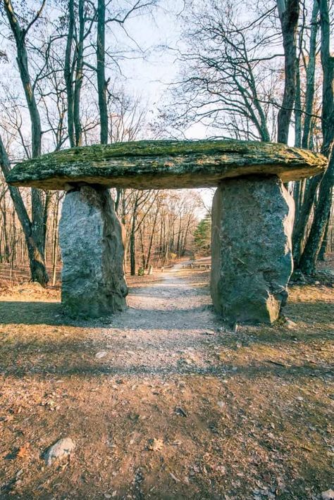 Pennsylvania's Stonehenge: Exploring Columcille Megalith Park - UncoveringPA Travel Aesthetic Outfits, Soup Lovers, Pennsylvania Travel, Friends Travel, Travel Wallpaper, Lehigh Valley, Celtic Art, Mystery Series, Sacred Places