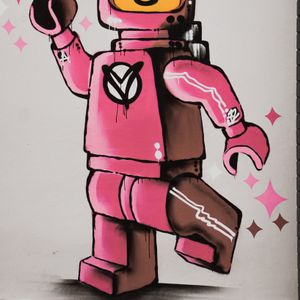 Lego character in street art (graffiti) Lego Graffiti, Lego Character, Lego Man, Lego Characters, Graffiti Painting, Art Graffiti, Street Art Graffiti, Share Photos, Spray Paint