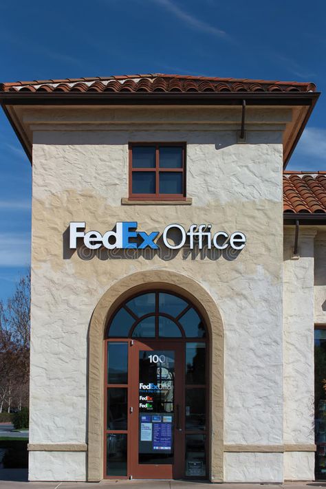 FedEx Office Building. royalty free stock photo Fedex Picture, Fedex Delivery Package, Fedex Company, Fedex Package, Fedex Logo, Store Packaging, Government Office, Car Delivery, Fedex Office