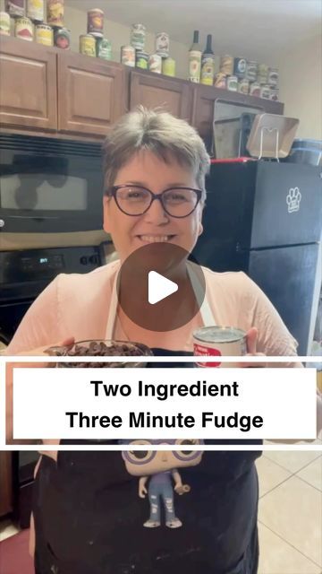 This Old Baker on Instagram: "The easiest fudge ever!  Two ingredients and three minutes to make. #fudge #easyrecipe #homemade #candy #microwaverecipe #fyp" This Old Baker, Fudge Condensed Milk, Homemade Candy, Fudge Easy, Christmas Sweets, Microwave Recipes, Edible Gifts, Salty Snacks, Fudge Brownies