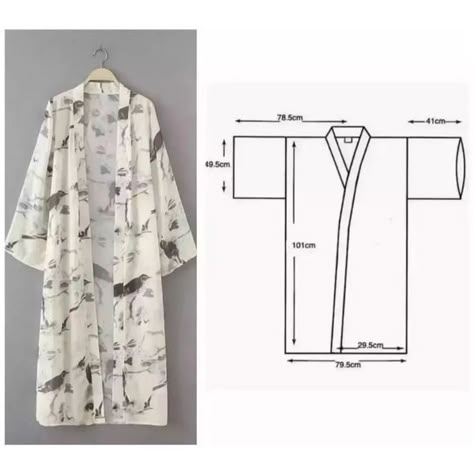 Sewing Tips Abaya Sewing Patterns Free, Kurta Sewing Pattern, Easy Jacket Pattern Sewing, Abaya Pattern Sewing How To Make, Abaya Sewing Pattern, Sewing Abaya, Abaya Pattern Sewing, Kimono Pattern Sewing, Hijab Sewing