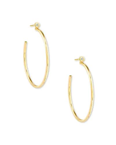 Jewelry | Kendra Scott Earrings Kendra Scott, Jewelry Kendra Scott, Gold Diamond Hoop Earrings, Kendra Scott Earrings, Diamond Hoop Earrings, Yellow Gold Pendants, Online Earrings, Gold Pendant Necklace, Jewelry Earrings Hoops