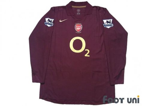 #arsenal #arsenal2005 #arsenal2006 #arsenalshirt #arsenaljersey #arsenaluniform #o2 #bergkamp #bergkamp10 #bergkampshirt #bergkampjersey #authentic #authenticshirt #authenticjersey - #footunijapan #footuni #onlinestore #onlineshop #football #soccer #footballshirt #footballjersey #footballuniform #soccershirt #soccerjersey #socceruniform #jersey #uniform #vintageclothing #vintagejersey #vintagefootballshirt #vintage #classic #retro #old #fussball #collection #collector #collective Old Jersey Football, Vintage Arsenal Jersey, Arsenal Kit, Arsenal Premier League, Arsenal Shirt, Arsenal Jersey, Jersey Uniform, Retro Football Shirts, Premier League Football