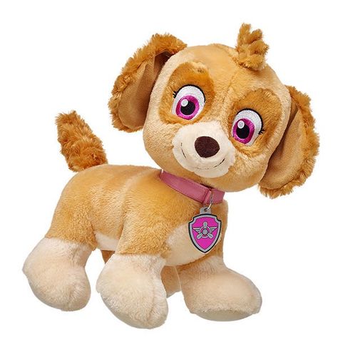 Skye, the Cockapoo puppy, is the PAW Patrol daredevil. This smart pup flies a helicopter. Personalize Skye with outfits to make the Perfect unique gift. Skye Paw Patrol Party Ideas, Paw Patrol Room Ideas, Paw Patrol Stuffed Animals, Paw Patrol Room, Skye Paw Patrol Party, Paw Patrol Plush, Paw Patrol Party Ideas, Paw Patrol Skye, Unicorn Room