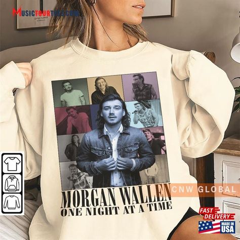 Morgan Wallen The Eras Tour 2023 Shirt One Night At A Time Hoodie Sweatshirt Classic Check more at https://musictourtees.com/product/morgan-wallen-the-eras-tour-2023-shirt-one-night-at-a-time-hoodie-sweatshirt-classic/ Eras Tour 2023, The Velvet Rope, Brent Faiyaz, Morgan Wallen, Janet Jackson, Trendy Shirts, One Night, Eras Tour, First Night