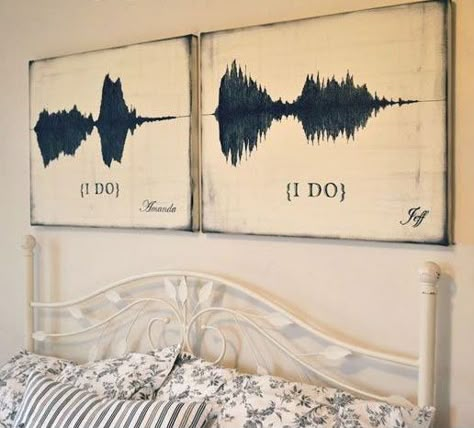 This is definitely something I never knew existed, but I guess Sound Art has been around a few years now. I love the idea of using Sound Art to capture you Future Wedding Plans, Cute Wedding Ideas, Wedding Goals, Maybe One Day, Sound Waves, Future Mrs, Wedding Vows, Wedding Planners, Here Comes The Bride