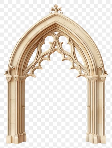 Rentry Recourses, Gate Arch, Aesthetic Pngs, Architecture White, Shape Png, Collage Creator, Gothic Arch, Arch Architecture, Png Elements