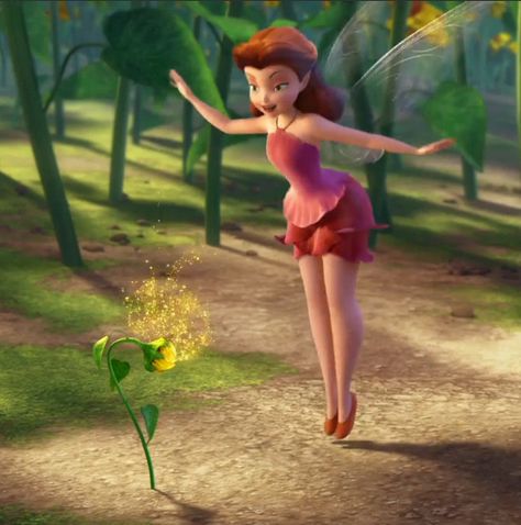 Rosetta_Growing_A_Flower Never Fairies, Rosetta Fairy, Tinkerbell Characters, Fairies Movie, Tinkerbell Movies, Disney Fairies Pixie Hollow, Southern Accent, Pirate Fairy, Garden Fairies