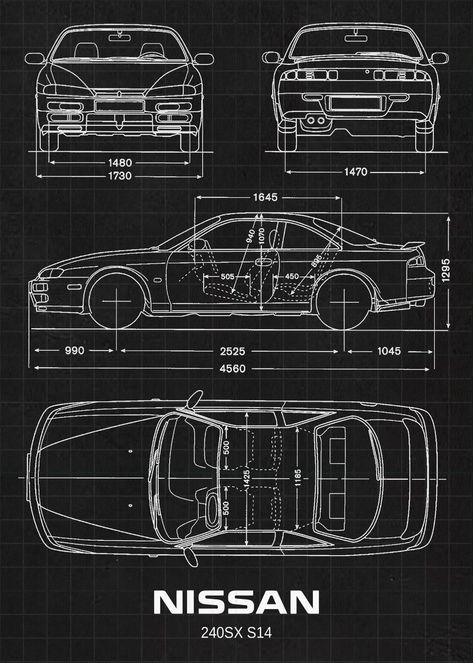 Nissan 240SX S14 -  #240Sx #Nissan #S14 Nissan S14 Silvia, S14 Silvia, Nissan S14, Nissan Silvia S13, S13 Silvia, Nissan Silvia S15, Nissan 180sx, Silvia S15, Cool Car Drawings