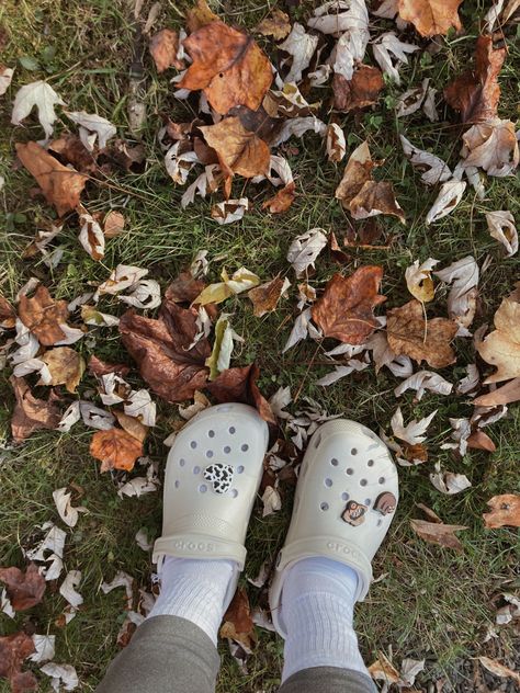 Neutral crocs Neutral Crocs, Stucco Crocs, Obsessed With Me, Clogs, Sandals