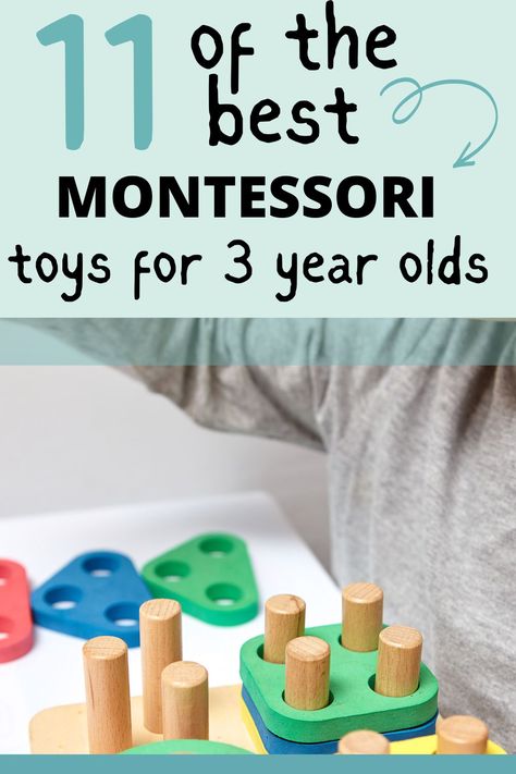 the best Montessori toys for toddlers. Your toddler will love these educational toys. I've rounded up the best educational toys for 3 year olds. 3 Year Montessori Toys, Montessori 3 Yrs Old, Montessori Toys 2-3, Montessori Activities 3 Year, Montessori Activities For 3 Year, One Year Old Activities, Best Montessori Toys, Diy Montessori Toys, Best Toddler Toys