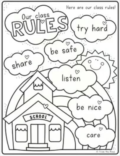 Class Rules Posters and Activity Book - editable by From the Pond School Rules Activities, Classroom Rules Printable, Class Rules Poster, Cactus Classroom, Rules Poster, Kindergarten Letters, Rules For Kids, From The Pond, Class Rules