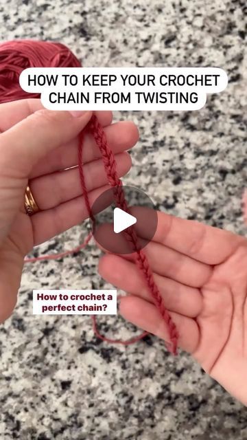 Crochet Chain Projects, Chain Crochet Projects, How To Crochet A Chain, Crochet Accessories Jewelry, Chain Crochet, Crochet Chain Stitch, Finger Crochet, Crochet Yarns, Crochet Hack