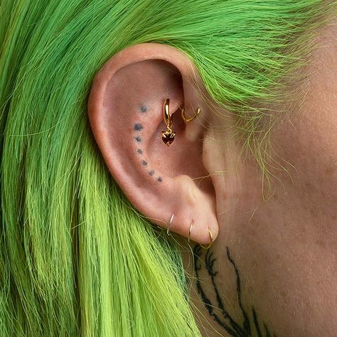 Jewelry Daith, Anti Helix, Piercing Locations, See Illustration, Jewelry Trending, Anti Tragus Piercing, Piercing Daith, Trending Earrings, Piercing Conch