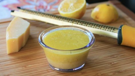 Lemon Vinegarette, Meyer Lemon Vinaigrette, Lemon Vinaigrette Recipe, Salmon With Cream Sauce, Meyer Lemon Recipes, Cilantro Lime Vinaigrette, Lemon Cream Sauces, Candied Lemon Peel, Sauce For Salmon