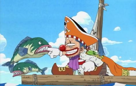 Buggy One Piece, Clown Meme, One Piece Meme, Pirate Art, One Piece Ship, A Clown, On A Boat, One Piece Drawing, One Piece Images