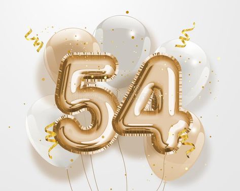 Happy 47th birthday gold foil balloon greeting background. 47 years anniversary #Sponsored , #PAID, #AFFILIATE, #birthday, #foil, #years, #gold Happy 54th Birthday, Happy 47th Birthday, 53 Birthday, 47th Birthday, Gold Foil Balloons, 54th Birthday, Birthday Gold, Anniversary Logo, Icons Design