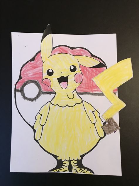 Pikachu disguise a turkey! Pokemon Turkey In Disguise, Pikachu Turkey In Disguise, Disguise A Turkey Pokemon, Disguise A Turkey Pikachu, Disguise A Ghost Project, Disguised Turkey, How To Disguise Yourself, Disguise Turkey, Disguise A Turkey