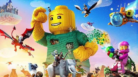 Warner Bros, Interactive Entertainment, TT Games, and The Lego Group revealed the announcement trailer for their upcoming game in the Lego franchise Lego Worlds. Lego Studio, Lego Fortnite, Game Ps4, Lego Marvel's Avengers, Gamer Party, Lego Games, Star Wars Battlefront, Xbox One X, Animation Movies