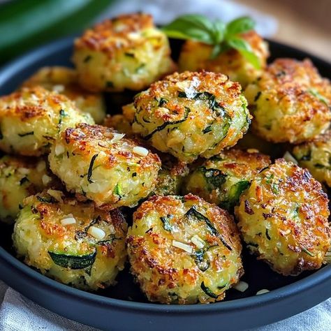 Lily's Bites Lily’s Bites Recipes, Zucchini Balls Recipe, Zucchini Garlic Bites, Zucchini Balls, Garlic Bites, Healthy Snack Packs, Sweets For Diabetics, Zucchini Bites, Easy Mediterranean Diet Recipes