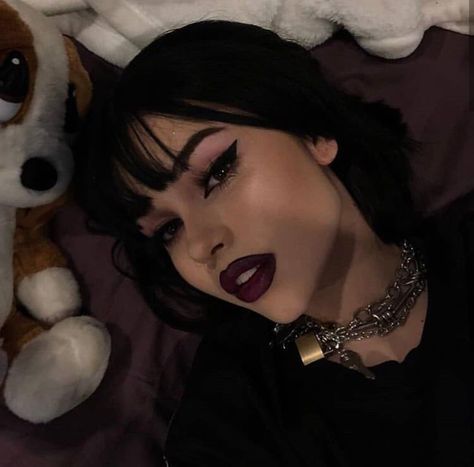 ⭐ #rastgele # Rastgele # amreading # books # wattpad Fete Emo, E Girl Makeup, Alt Makeup, Swag Makeup, Smink Inspiration, Alternative Makeup, Emo Makeup, Makijaż Smokey Eye, Edgy Makeup