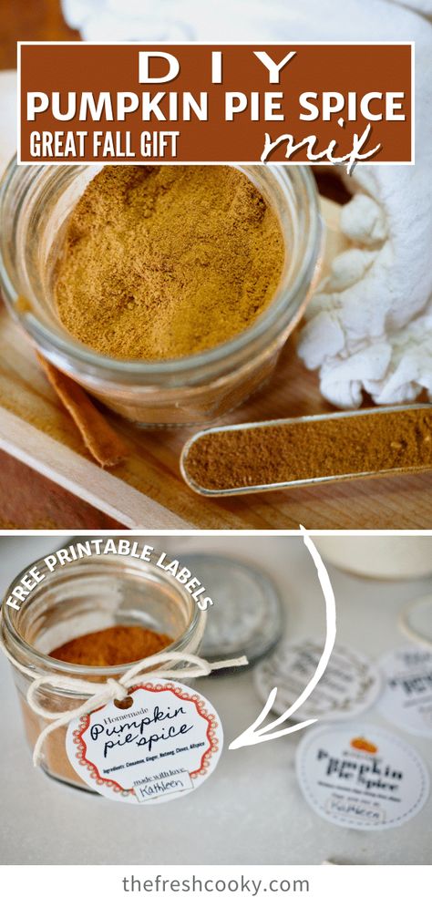 Substitute for Pumpkin Pie Spice • The Fresh Cooky Make Pumpkin Pie Spice, Diy Pumpkin Pie, Homemade Pumpkin Pie Spice, Cranberry Simple Syrup, Bourbon Caramel Sauce, Homemade Elderberry, Pumpkin Pie Spice Mix, Simple Pantry, Homemade Pumpkin Pie