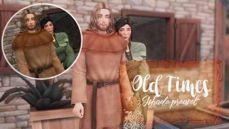 Sims 4 Reshade Preset 4.9.1, Preset Sims 4, Vintage Preset, Sims 4 Medieval, Sims 4 Dresses, Sims Hair, Cc Finds, Middle Ages, Sims 4 Cc