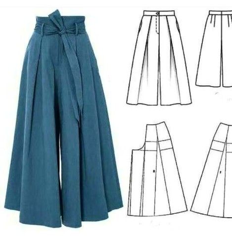 Sewing Patterns Free Women, Trousers Pattern, Trouser Pattern, Trendy Sewing Patterns, Sewing Clothes Women, Fashion Drawing Dresses, Blouse Pattern Sewing, Skirt Patterns Sewing, Sewing Skirts