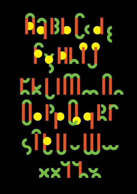 bossa nova. modular font on Behance Modular Alphabet, Modular Typeface, Modular Type, Variable Font, Poster Fonts, Museum Poster, Font Inspiration, Bossa Nova, Modular System