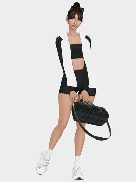 F a r f a l l a ☁️ Pilates Workout Aesthetic, Styling Sweatpants, Aesthetic Lookbook, Sims Lookbook, Sims Pets, Athletic Attire, Pilates Outfit, Sims 4 Body Mods, Sims 4 Expansions