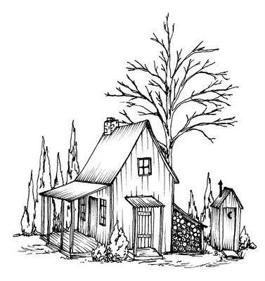 Nell's Cottage Tracing Patterns, Tree Village, Wood Burning Stencils, Pyrography Patterns, Woodburning Projects, Wood Burning Crafts, Wood Burning Patterns, Wood Burning Art, Digi Stamps