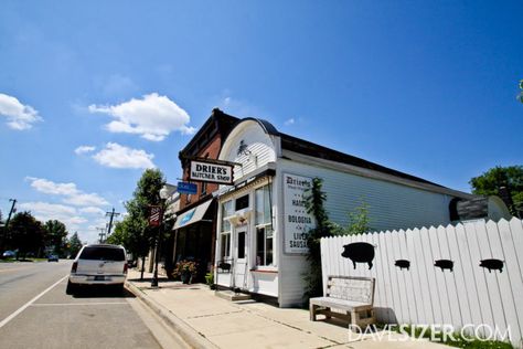 This Tiny Michigan Village Has More Character Than Anywhere Else In The State Three Oaks Michigan, Where Do We Go Now, Mackinaw Bridge, Up North Michigan, Michigan Nature, Places To Visit In Michigan, Things To Do In Michigan, Small Towns Usa, Travel Michigan