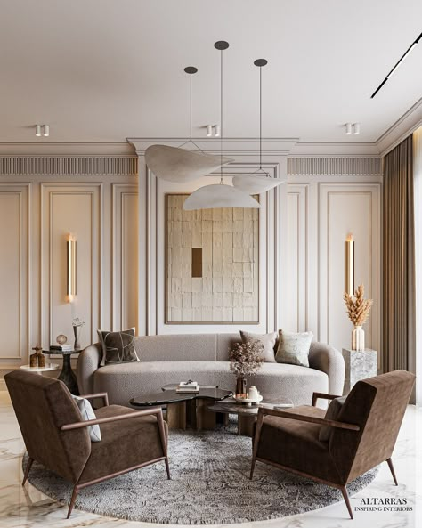 Neo-classical :: Behance Neo Classical Living Room, Neo Classical Interior Design, Neo Classic Living Room, Neo Classical Interiors, Neoclassical Living Room, Classic Living Room Design, Neoclassical Design, Classical Interior, Neoclassical Interior