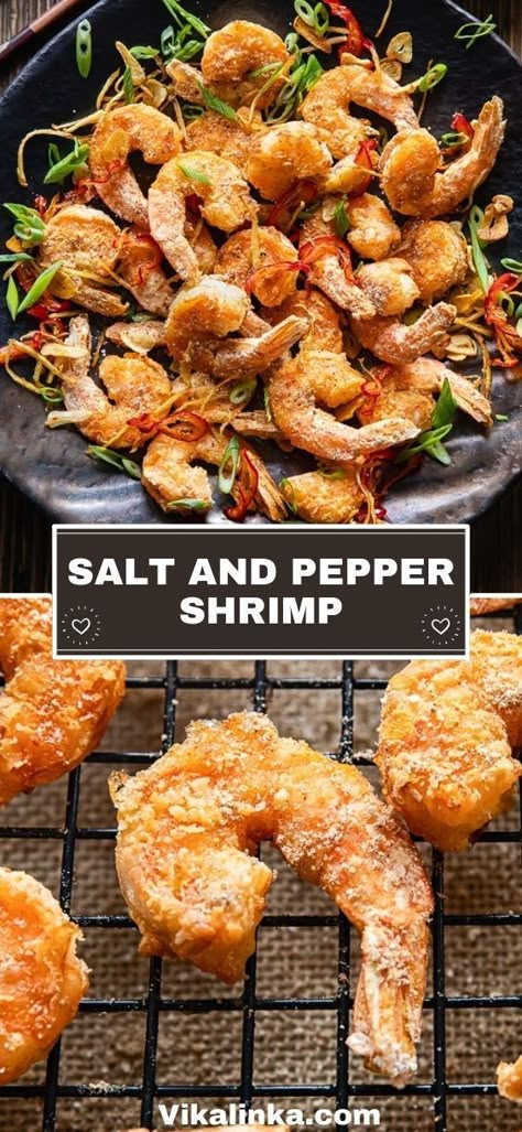 Chinese Food In Air Fryer, Air Fryer Salt And Pepper Shrimp, Chinese Buffet Shrimp Recipes, Salt And Pepper Fried Shrimp, Salt And Pepper Prawns Chinese, Air Fryer Asian Shrimp, Salt Pepper Shrimp Recipe, Salt Pepper Shrimp Chinese, Airfryer Prawn Recipes