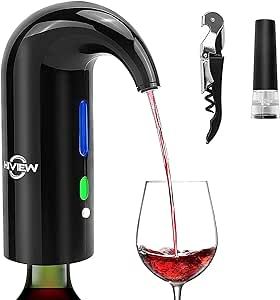 With a simple push of a button perfectly aerated wine is delivered straight to your glass.Smart wine dispenser softens tannins and enriches your wine for luxurious taste. it is the best gifts for wine lovers. Diy Wine Gift Baskets, Wine Aerator Pourer, Wine Dispenser, Wine Aerator, Wine Gift Set, Electric Wine Opener, Wine Pourer, Wine Preserver, Wine Gift Baskets