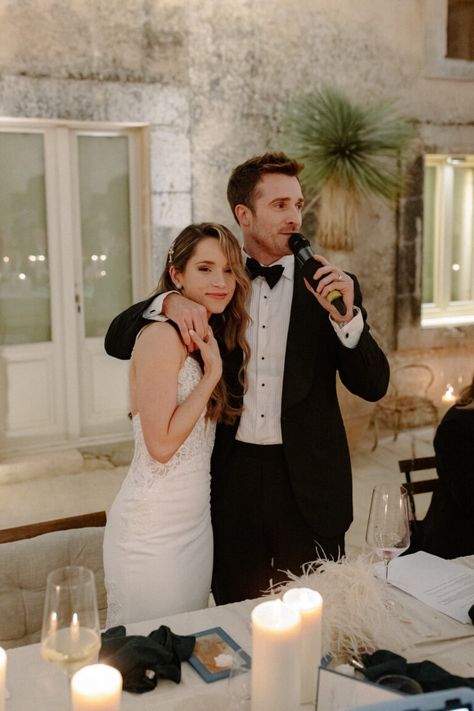 Audrey Le Strat and Matthew Hussey Danced to "Moon River" at Their Romantic Wedding in Sicily - Over The Moon Wedding In Sicily, Matthew Hussey, Big Family Photos, Pronovias Dresses, Sicily Wedding, Moon River, Relationship Coach, Black Tuxedo, Big Family