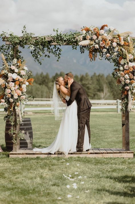 Rustic Fairytale Wedding, Big Sky Wedding, Wedding Design Board, Rustic Spring Wedding, Rustic Mountain Wedding, Rustic Wedding Ceremony, Rustic Modern Wedding, Fairytale Princess, Wedding Ceremony Arch