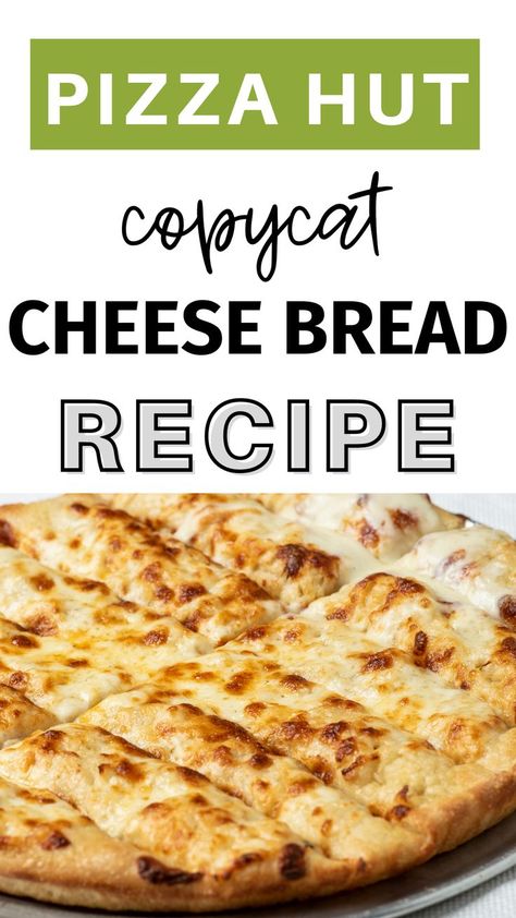 Pizza Hut Dough Recipe Copycat, Pizza Hut Melts Recipe, Boston Pizza Bandera Bread Recipe, Best Cheese For Homemade Pizza, Copycat Pizza Hut Cheese Sticks, Copycat Pizza Hut Breadsticks, Pizza Hut Cheese Breadsticks, Pizza Hut Pan Pizza Recipe, Pizza Hut Recipes Copycat