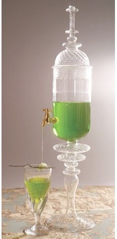 Artemisia Absinthium, Absinthe Fairy, Green Fairy Absinthe, Absinthe Art, Green Fairy, Beverage Dispensers, A Night At The Opera, Neo Victorian, Absinthe