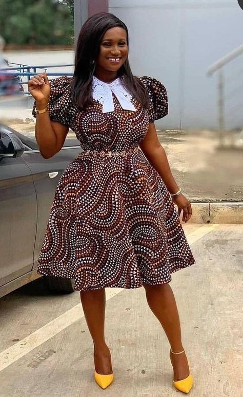 Ankara Flare Dresses Short, Ankara Flare Dresses, Flare Dress Styles, Ankara Flare Gown Styles, Short Flare Gown, Ankara Short Flare Gowns, Flare Gown Styles, Short Flare Dress, Short Gown Styles