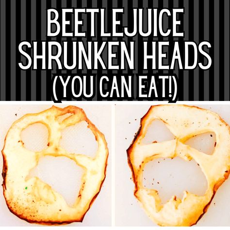 EASY HALLOWEEN PARTY SNACKS - Need fun Halloween party foods or Beetlejuice themed party ideas? ADD THESE BEETLEJUICE PARTY IDEAS FOOD APPLE SNACKS! These Beetlejuice party food snacks are an easy recipe for kids to make and yummy party treats for kids and adults. Looks like the shrunken heads from the Beetlejuice movie! Easy Beetlejuice food ideas to go with a Beetlejuice food theme, Beetlejuice birthday party, Beetlejuice movie watch party or if you need Halloween food ideas. HEALTHY PARTY SNACKS FOR KIDS! #beetlejuice #halloweenparty #halloweensnacks #movieparty #apples #fallsnacks #partytreats Beetlejuice Snacks, Beetlejuice Food, Beetlejuice Birthday Party, Beetlejuice Party Ideas, Beetlejuice Halloween Party, Movie Watch Party, Halloween Kids Activities, Beetlejuice Birthday, Beetlejuice Party