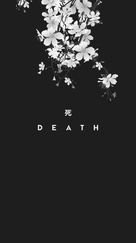 Bit edgy, but darn beautiful phone wallpaper Japanese Wallpaper Iphone, Tattoo Aesthetic, Japanese Quotes, Black Aesthetic Wallpaper, 판타지 아트, Wallpaper Wallpaper, White Aesthetic, Screen Wallpaper, Dark Wallpaper