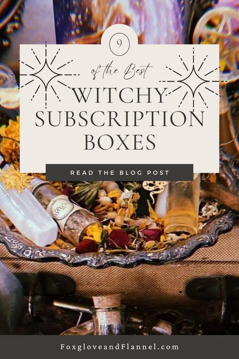 Ready to elevate your spiritual practice? These witchy subscription boxes deliver handcrafted, magical items right to your door. Perfect for rituals, meditation, and more. Need a gift for your favorite witch? These 9 subscription boxes are packed with mystical treasures that will delight any spiritual soul. Click to shop now and surprise them with a magical gift! Witch Gift Box Ideas, Witchy Gift Box Ideas, Kitchen Witch Decor, Self Care Subscription Boxes, Witch Subscription Boxes, Mystic Box, Kitchen Witch Recipes, Metaphysical Shop, Magic Quotes