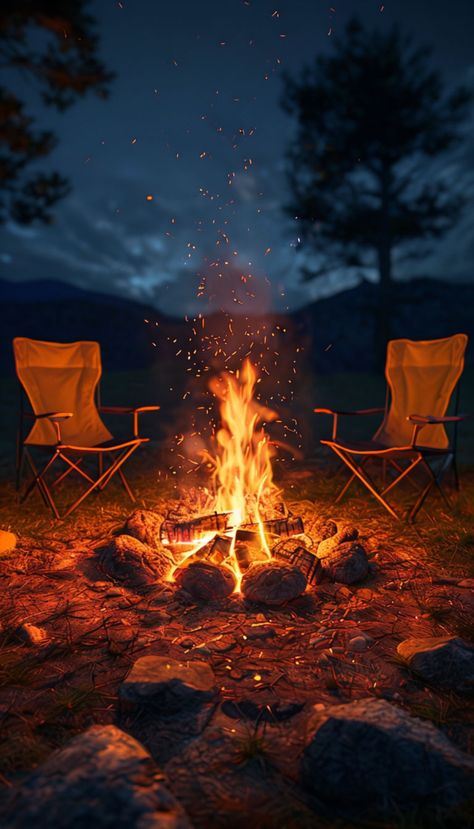 Fire Pit Aesthetic, Fire At Night, Bon Fire, Next Wallpaper, Camping Vibes, Android Wallpaper Art, Girly Dp, Camping Photography, Heaven Art