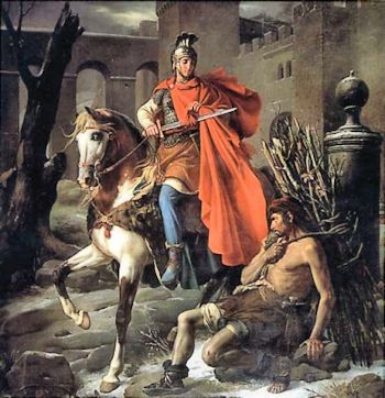 Memorial of St. Martin of Tours, Bishop; Veterans Day (USA) - November 11, 2022 - Liturgical Calendar | Catholic Culture St Martin Of Tours, Van Eyck, Jan Van Eyck, Agnus Dei, Sign Of The Cross, San Martin, St Martin, Remembrance Day, Famous Places