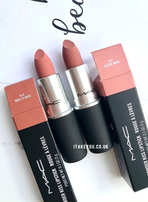 Mull It Over Mac Lipstick, Mac Sultry Move Lipstick, Mac Mull It Over Lipstick, Mac Peachstock, Top Mac Lipsticks, Mac Nude Lipstick, Lipstick Colours, Mac Lipstick Colors, Best Mac Lipstick