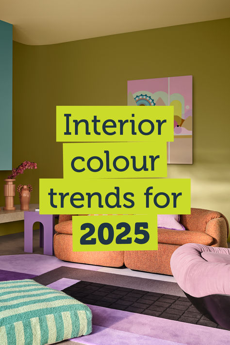 It’s the most wonderful time of the year, well second most wonderful time of the year to Christmas! Dulux have released their 2025 Colour Forecast and you can bet our inner interior designer is ready to celebrate. Let’s not waste any time.  Here are the 3 amazing colour palettes you’ll see more of in 2025. Fresh Artichoke Dulux Paint, Colourful Walls Interior, Colour Of 2025, 2025 Colour Of The Year, Colour Of The Year 2025 Pantone, 2026 Color Trends, Wall Colour Palettes, 2025 Trends Forecast, 2025 Colour Palette