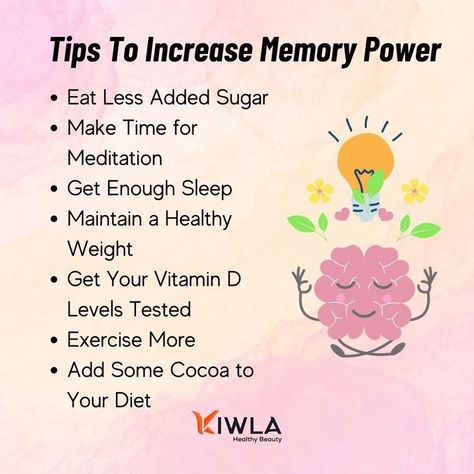 Memory Exercises, Good Study Habits, Increase Memory, Boost Memory, Sleep Meditation, Healthy Brain, Study Habits, Sleep Well, Healthy Beauty