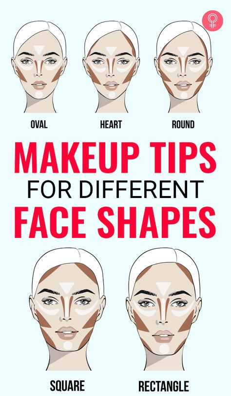 Makeup Tips For Different Face Shapes: we copy the makeup looks of different celebrities and supermodels without considering the different face shapes. As a result, something that looks gorgeous on a certain celebrity does not look half as impressive on us. Therefore, the first and foremost step in deciding on a makeup look is to find out your face shape. #makeup #makeuptips #makeupideas #faceshape Contouring For Face Shape, Steps To Do Makeup, Makeup For Rectangle Face, Makeup For A Square Face, Consider Makeup, Contouring For Oval Face, Conturing Makeup Square Face, Wedding Makeup Heart Shaped Face, Contour For Square Face Shape